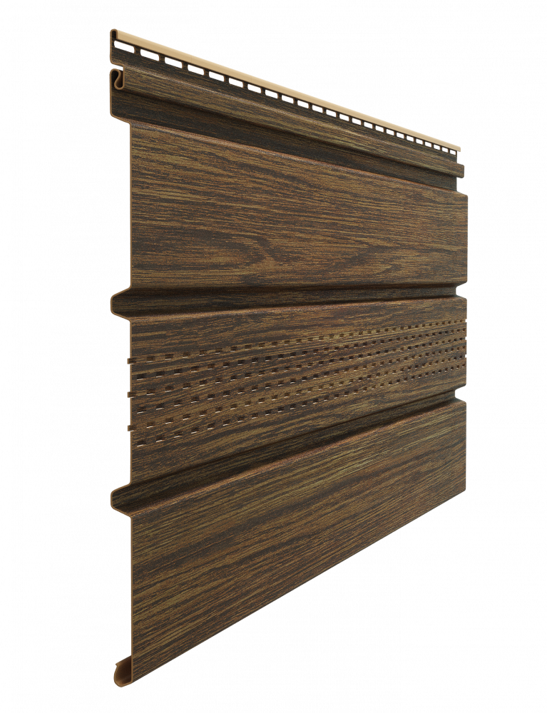 Софит Люкс (Lux), T4 с центральной перфорацией, цвет Фундук