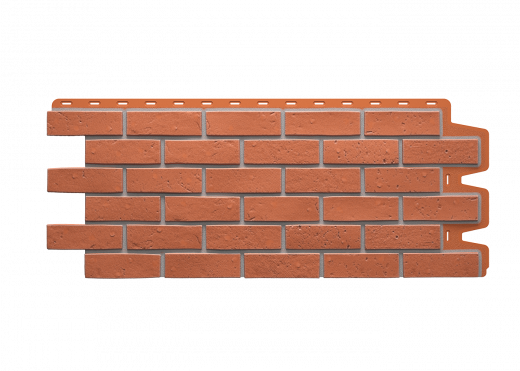 Фасадная панель Docke Berg (Берг), цвет Кирпичный